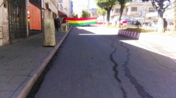 Panorama de las calles por la mañana