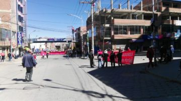 Panorama de las calles por la mañana