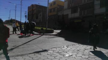 Panorama de las calles por la mañana