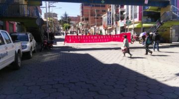 Panorama de las calles por la mañana
