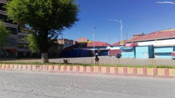 Panorama de las calles por la mañana