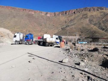 Bloqueo en garita.