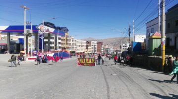 Panorama de las calles por la mañana