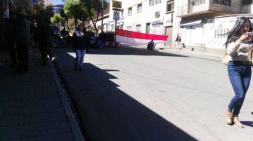 Panorama de las calles por la mañana