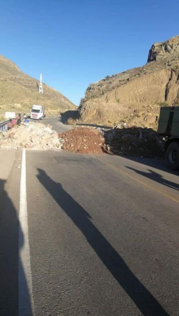 Bloqueo en garita.