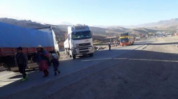 Bloqueo en garita.