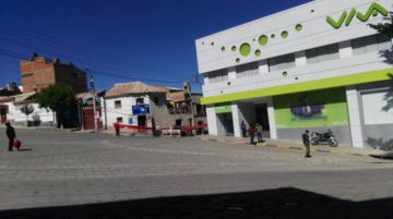 Panorama de las calles por la mañana