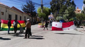 Panorama de las calles por la mañana