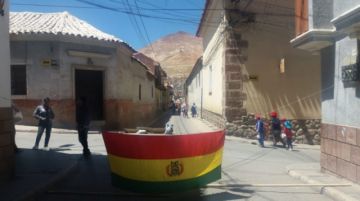 Las calles están bloqueadas.