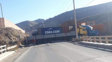 Bloqueo en garita.