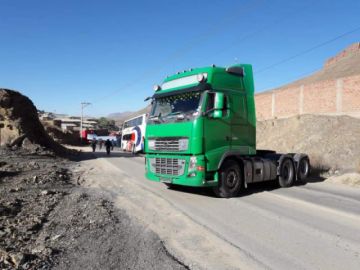 Bloqueo en garita.