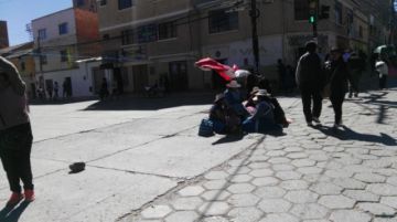 Panorama de las calles por la mañana