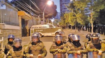 Protestas: procesan a dos personas