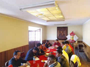 La reunión en Comcipo.