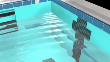 Vea cómo se construye la piscina olímpica