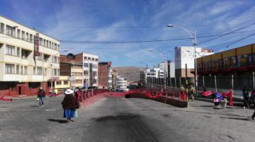 Así lucen las calles el lunes por la mañana.