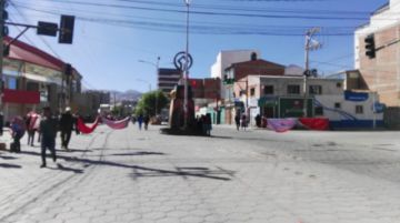 Así lucen las calles el lunes por la mañana.