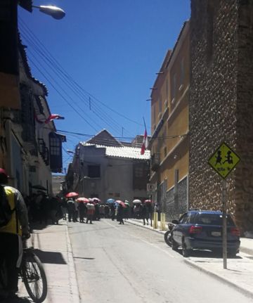 Así lucen las calles el lunes por la mañana.