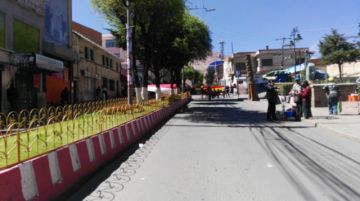 Así lucen las calles el lunes por la mañana.