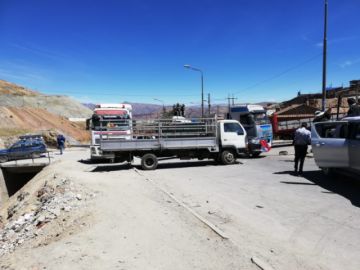 Las garitas están bloqueadas. 