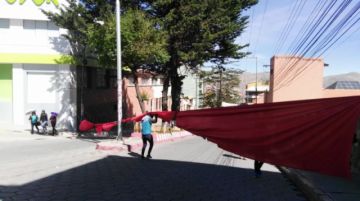 Así lucen las calles el lunes por la mañana.