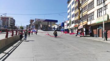 Así lucen las calles el lunes por la mañana.