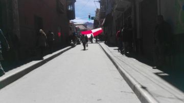 Así lucen las calles el lunes por la mañana.