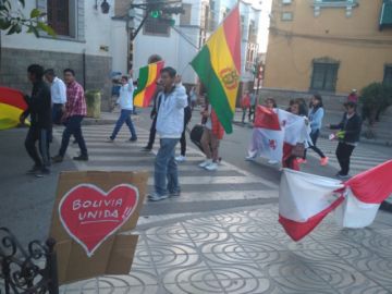 La marcha llegó hasta el centro de la ciudad donde hubo una oración masiva.
