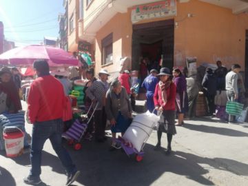 La jornada de abastecimiento.