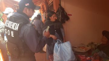 La Intendencia realiza controles desde la madrugada.