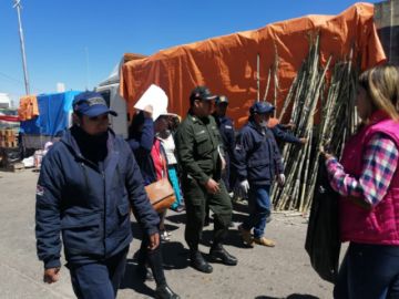 La Intendencia realiza controles desde la madrugada.