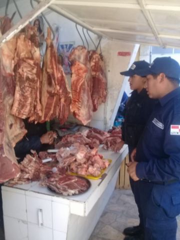 La Intendencia realiza controles desde la madrugada.