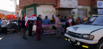 Partieron desde la zona baja.