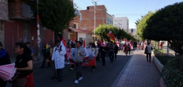 Partieron desde la zona baja.