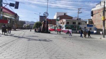 Varios puntos de la ciudad están bloqueados.