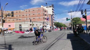 Varios puntos de la ciudad están bloqueados.