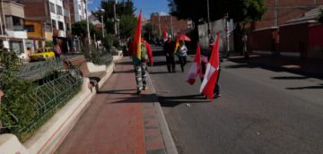 Partieron desde la zona baja.