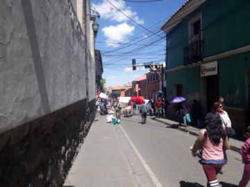 Varios puntos de la ciudad están bloqueados.
