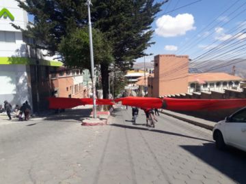 Varios puntos de la ciudad están bloqueados.