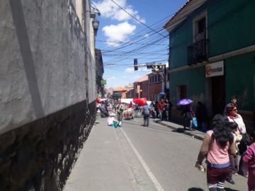 Varios puntos de la ciudad están bloqueados.