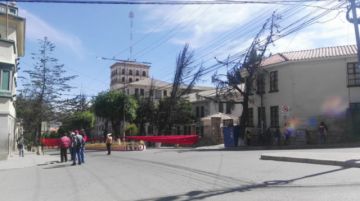 Varios puntos de la ciudad están bloqueados.