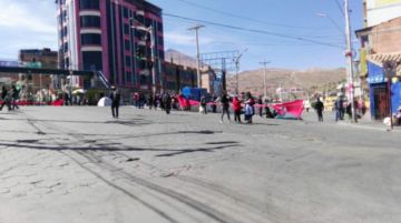Varios puntos de la ciudad están bloqueados.