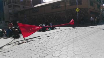 Varios puntos de la ciudad están bloqueados.