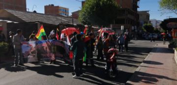 Partieron desde la zona baja.