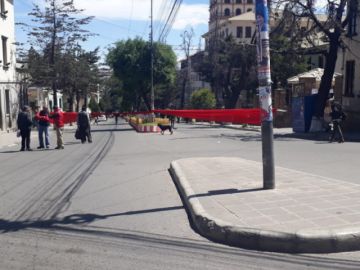 Varios puntos de la ciudad están bloqueados.