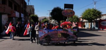 Partieron desde la zona baja.