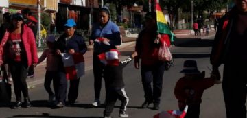 Partieron desde la zona baja.
