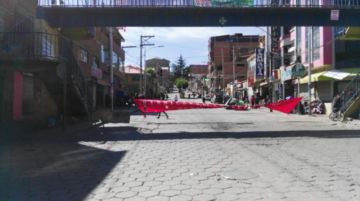 Varios puntos de la ciudad están bloqueados.