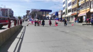 Varios puntos de la ciudad están bloqueados.