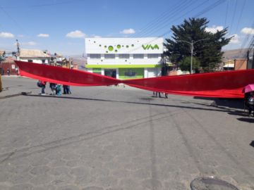Varios puntos de la ciudad están bloqueados.